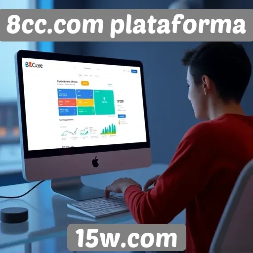 Explore a interface intuitiva da plataforma 8cc.com